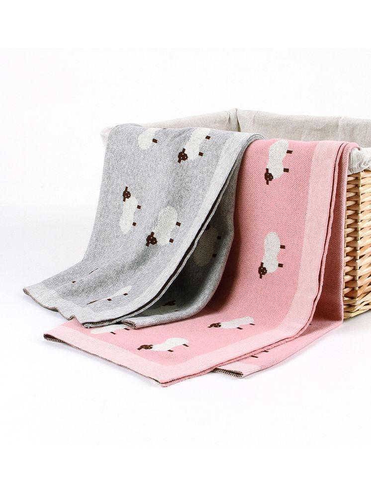 Cute Sheep Knit Baby Blanket - dianjiang-