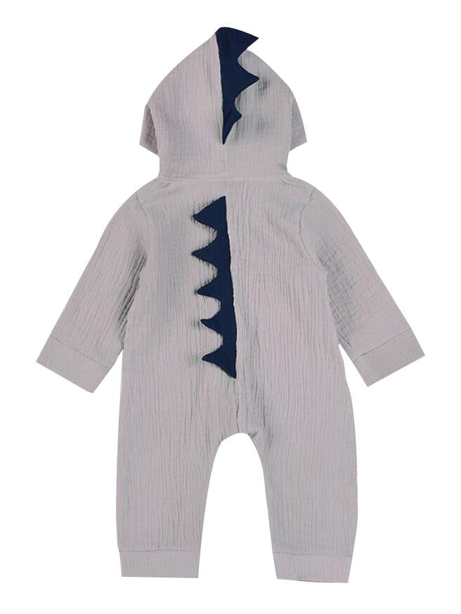 Dinosaur Style Zipper Romper Cute Sleep Suit Jumpsuit for Babies New - dianjiang-