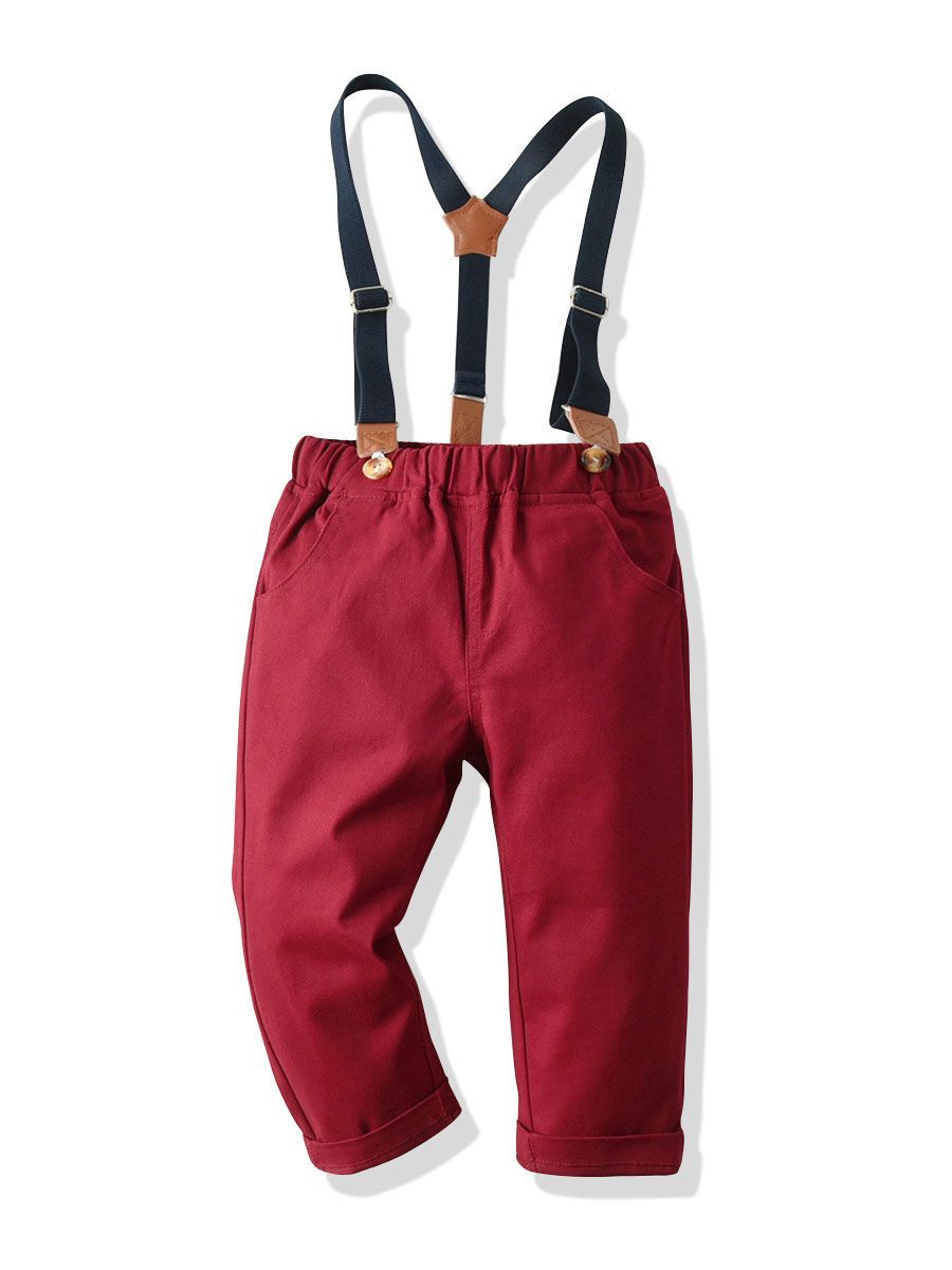 4-Piece Baby Boy Dinosaur Print Party Wear Outfits - dianjiang-