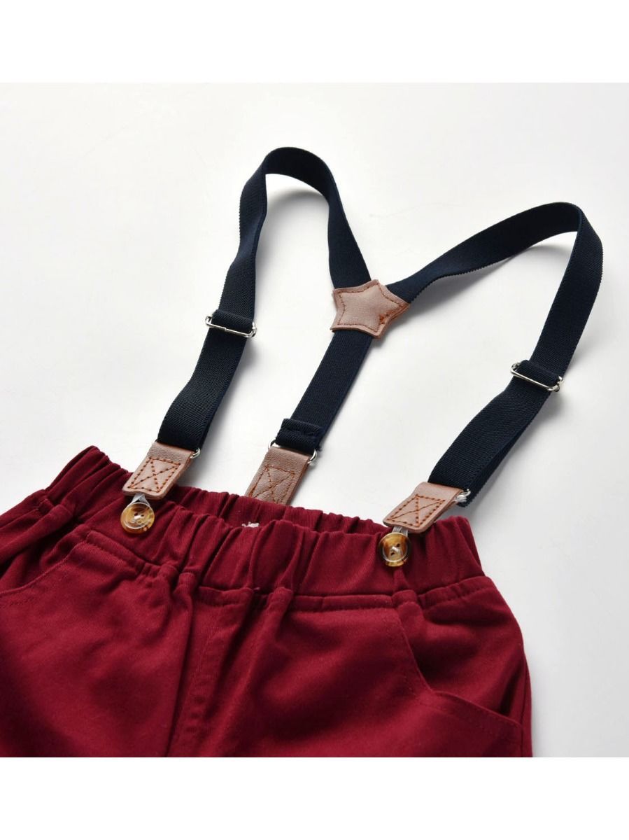 4-Piece Baby Boy Dinosaur Print Party Wear Outfits - dianjiang-