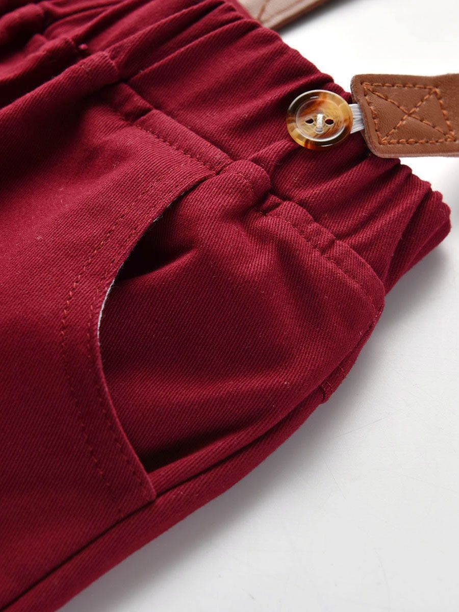 4-Piece Baby Boy Dinosaur Print Party Wear Outfits - dianjiang-