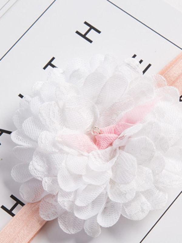 Big Flower Many Petals Headband Elastic Lace Head-wear - dianjiang-
