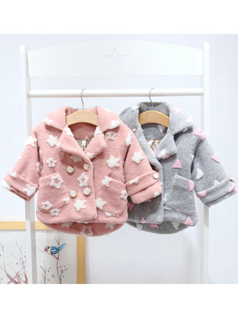 Fall- Winter Baby Little Girl Star Jacket - dianjiang-
