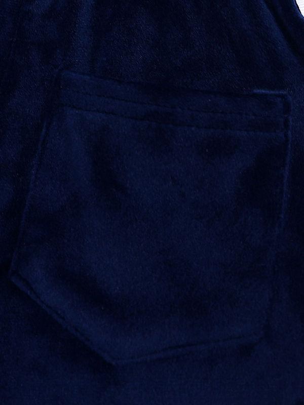 Fall 2-Piece Baby Toddler Boy Pleuche Tracksuit Hooded Jacket & Trousers - dianjiang-