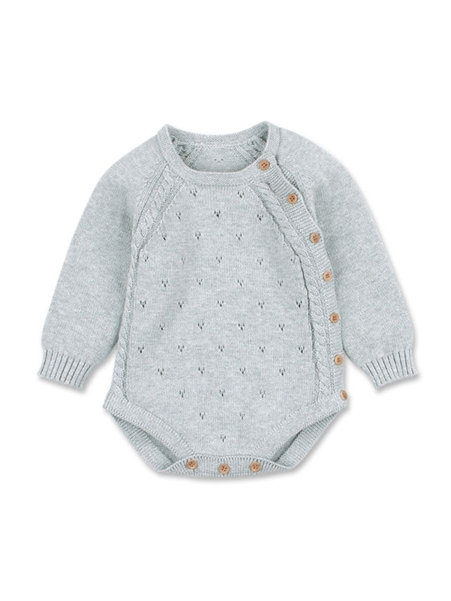 Fall Baby long sleeve Crochet Knitted Onesies - dianjiang-