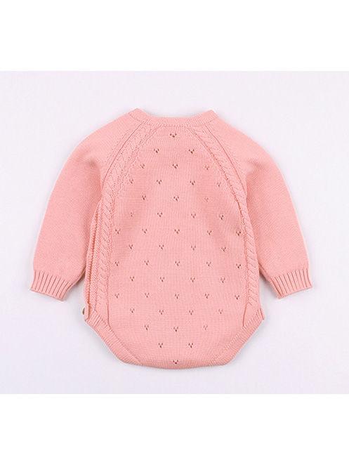 Fall Baby long sleeve Crochet Knitted Onesies - dianjiang-