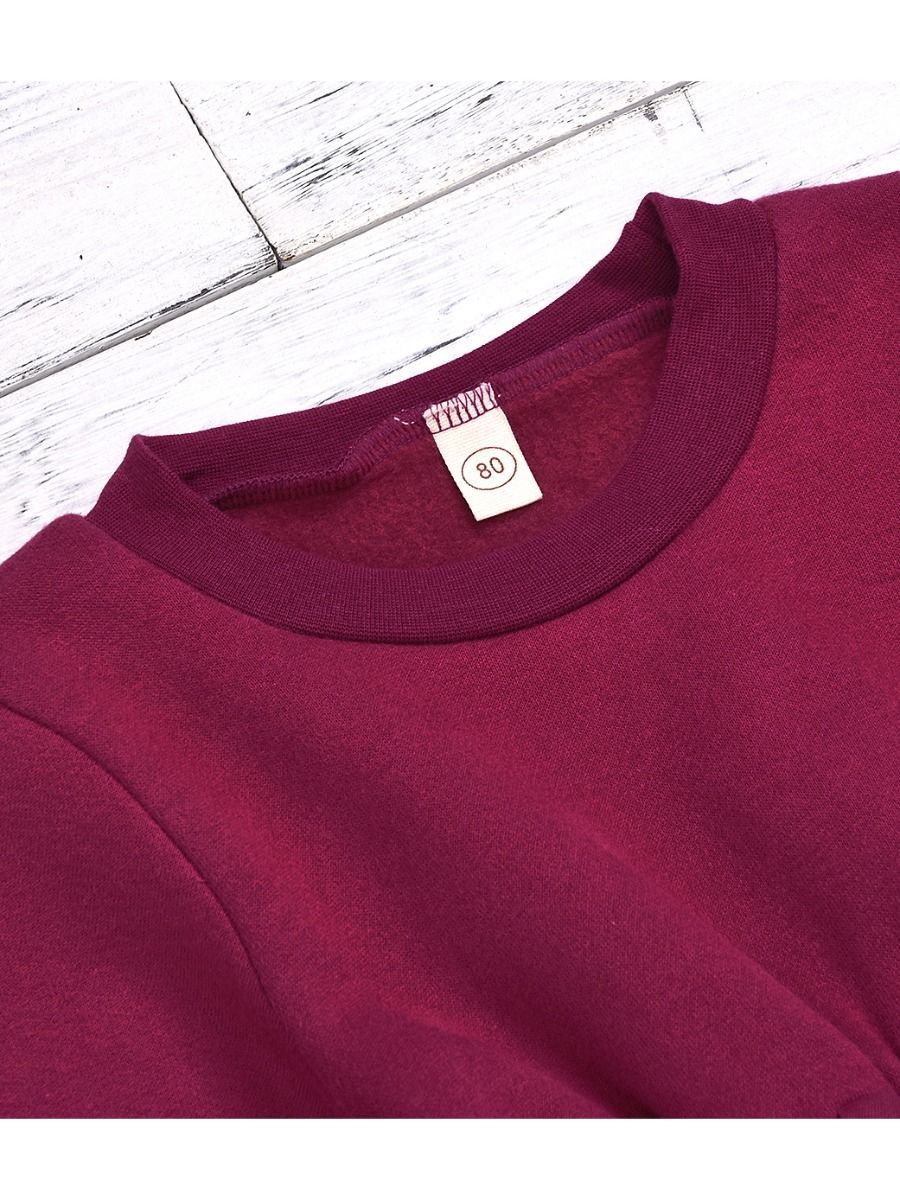 Fall Baby Little Girl Mesh Patchwork Crimson Dress - dianjiang-