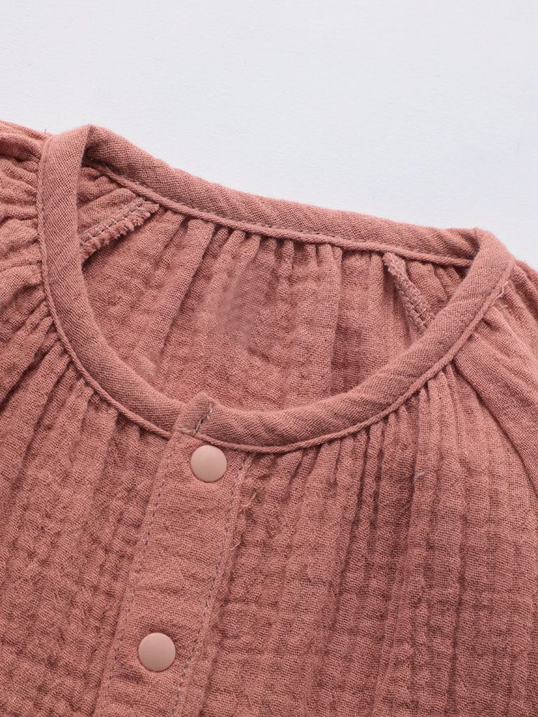 Fall Baby Muslin Overall Solid Color - dianjiang-