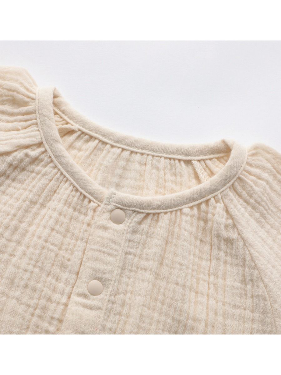 Fall Baby Muslin Overall Solid Color - dianjiang-