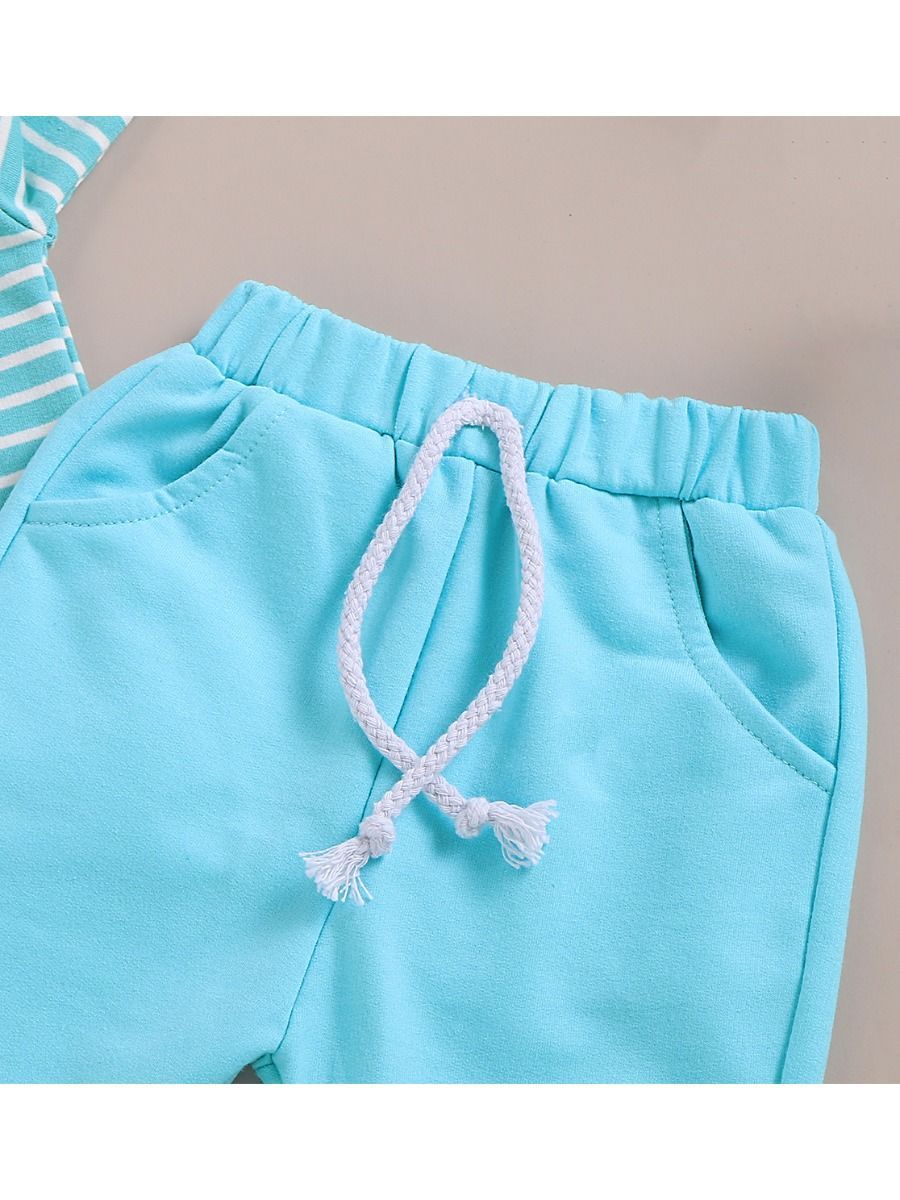 Fall Causal 2-Piece Set Stripe Hoodie & Trouser - dianjiang-