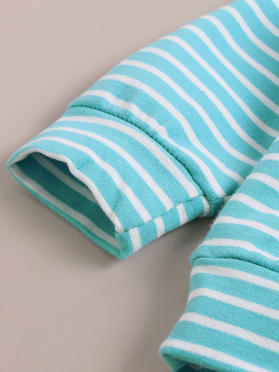 Fall Causal 2-Piece Set Stripe Hoodie & Trouser - dianjiang-