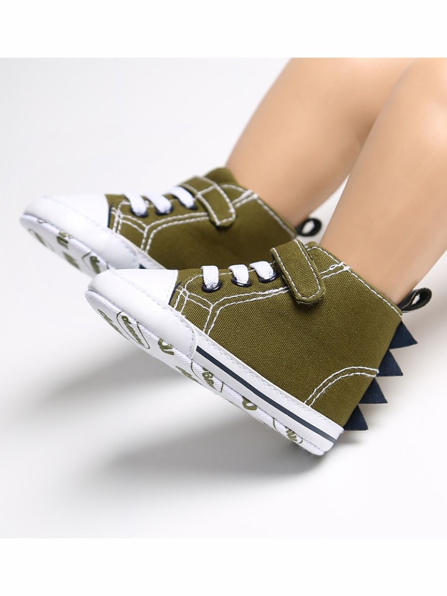 Fall Fashion Dinosaur Design Baby Boys Ankle Shoes - dianjiang-
