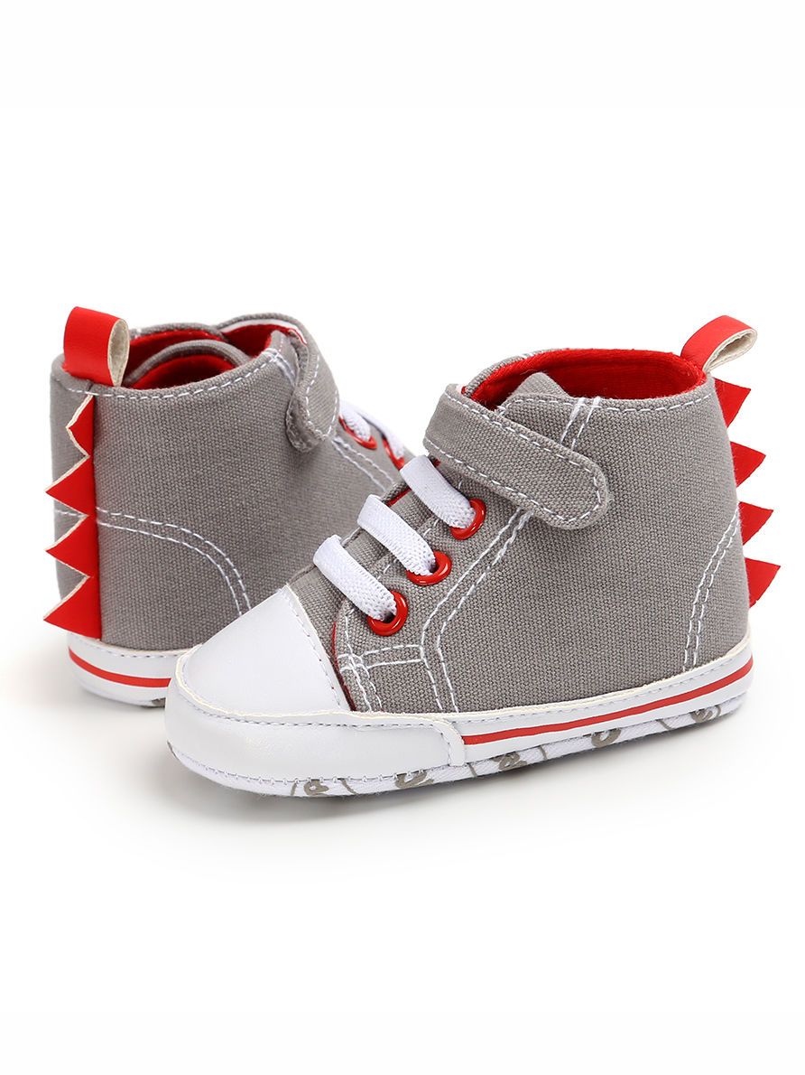 Fall Fashion Dinosaur Design Baby Boys Ankle Shoes - dianjiang-