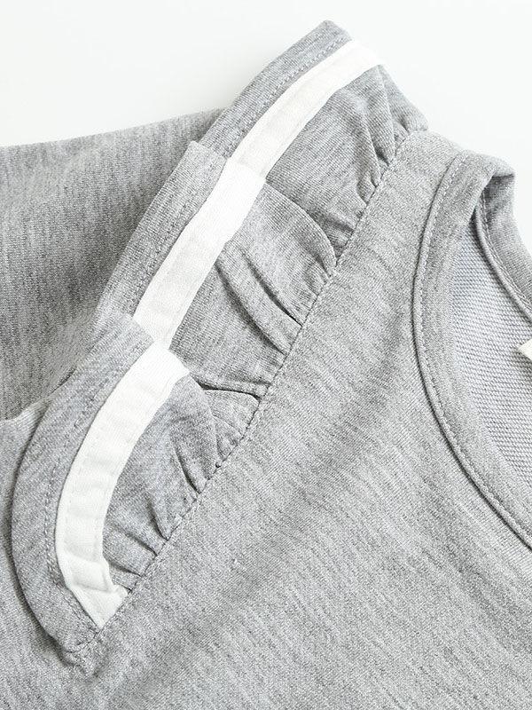 Fall School Girl Ruffled Sleeve Dress - dianjiang-