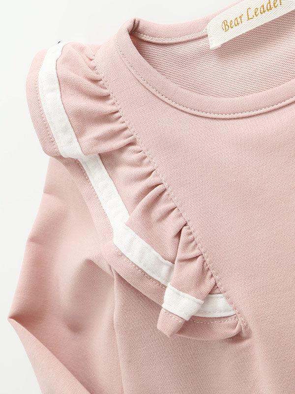 Fall School Girl Ruffled Sleeve Dress - dianjiang-