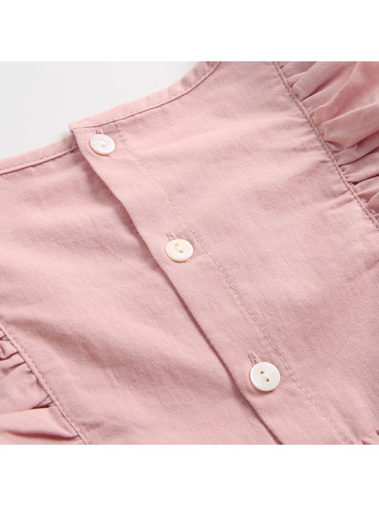 Fall Solid Color Baby Frilled Jumpsuit - dianjiang-