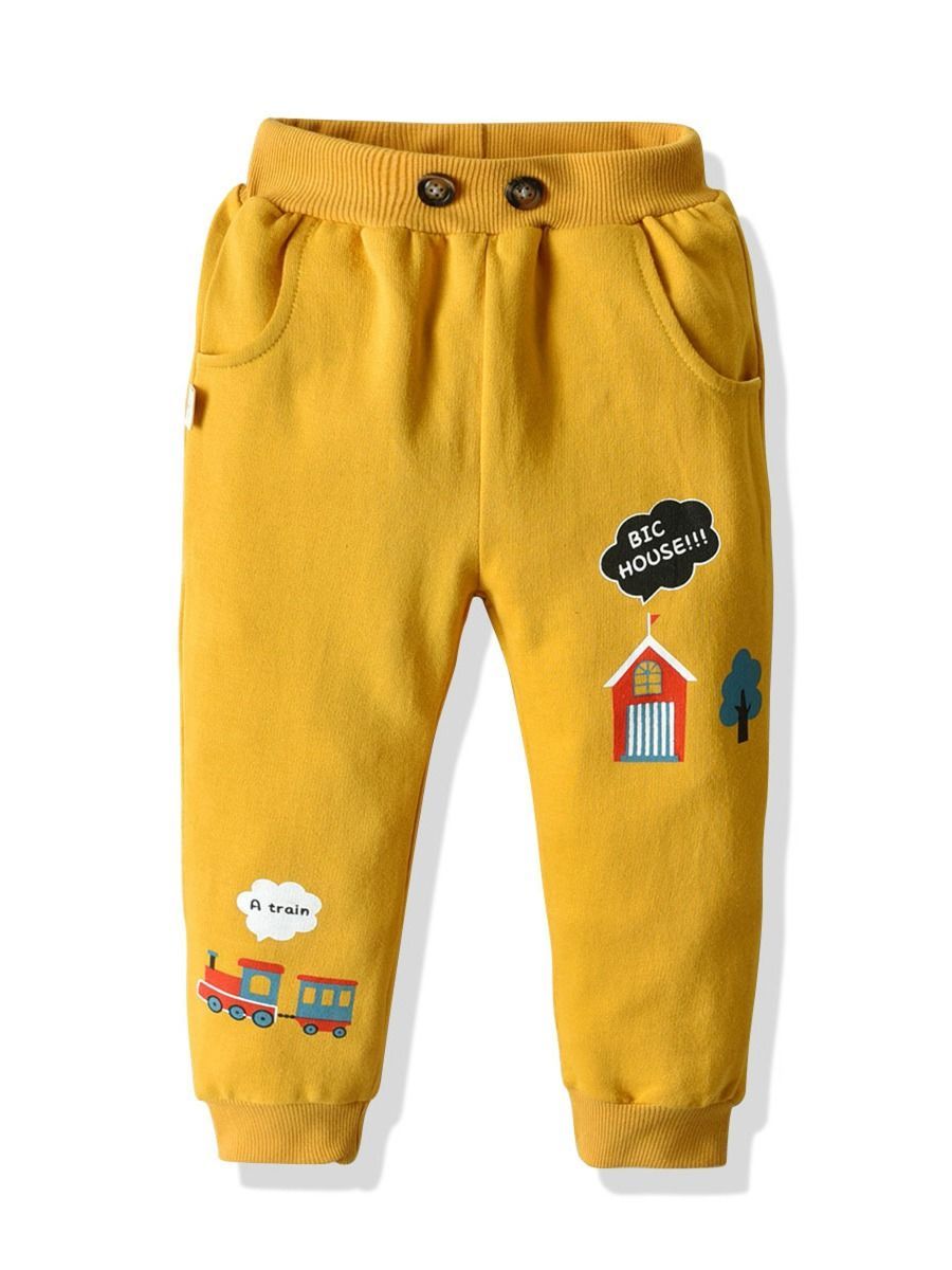 Fall Toddler Little Boy Cartoon Printed Causal Pants - dianjiang-