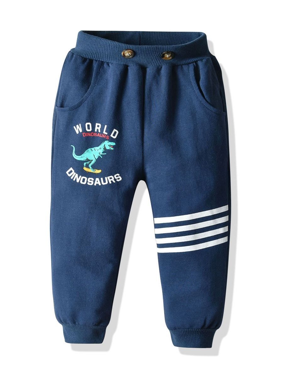Fall Toddler Little Boy Cartoon Printed Causal Pants - dianjiang-