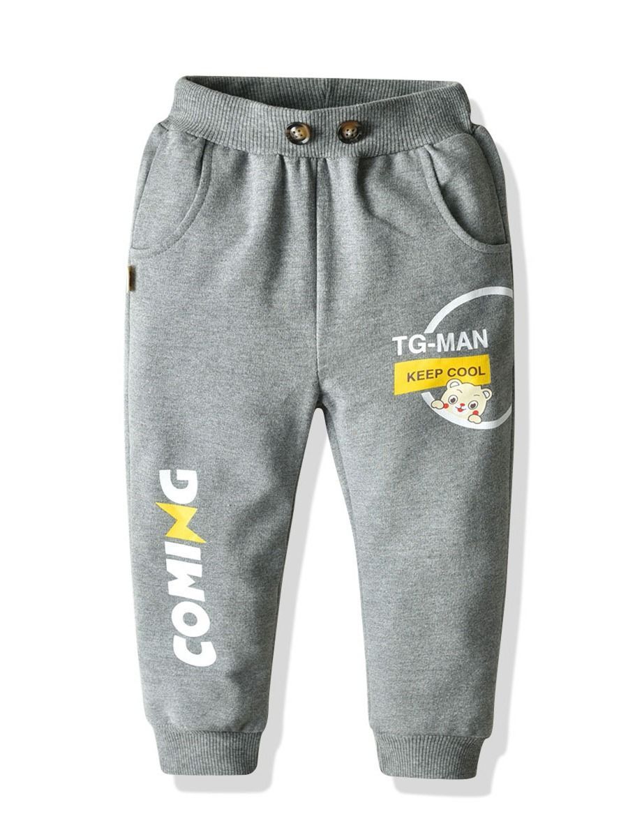 Fall Toddler Little Boy Cartoon Printed Causal Pants - dianjiang-