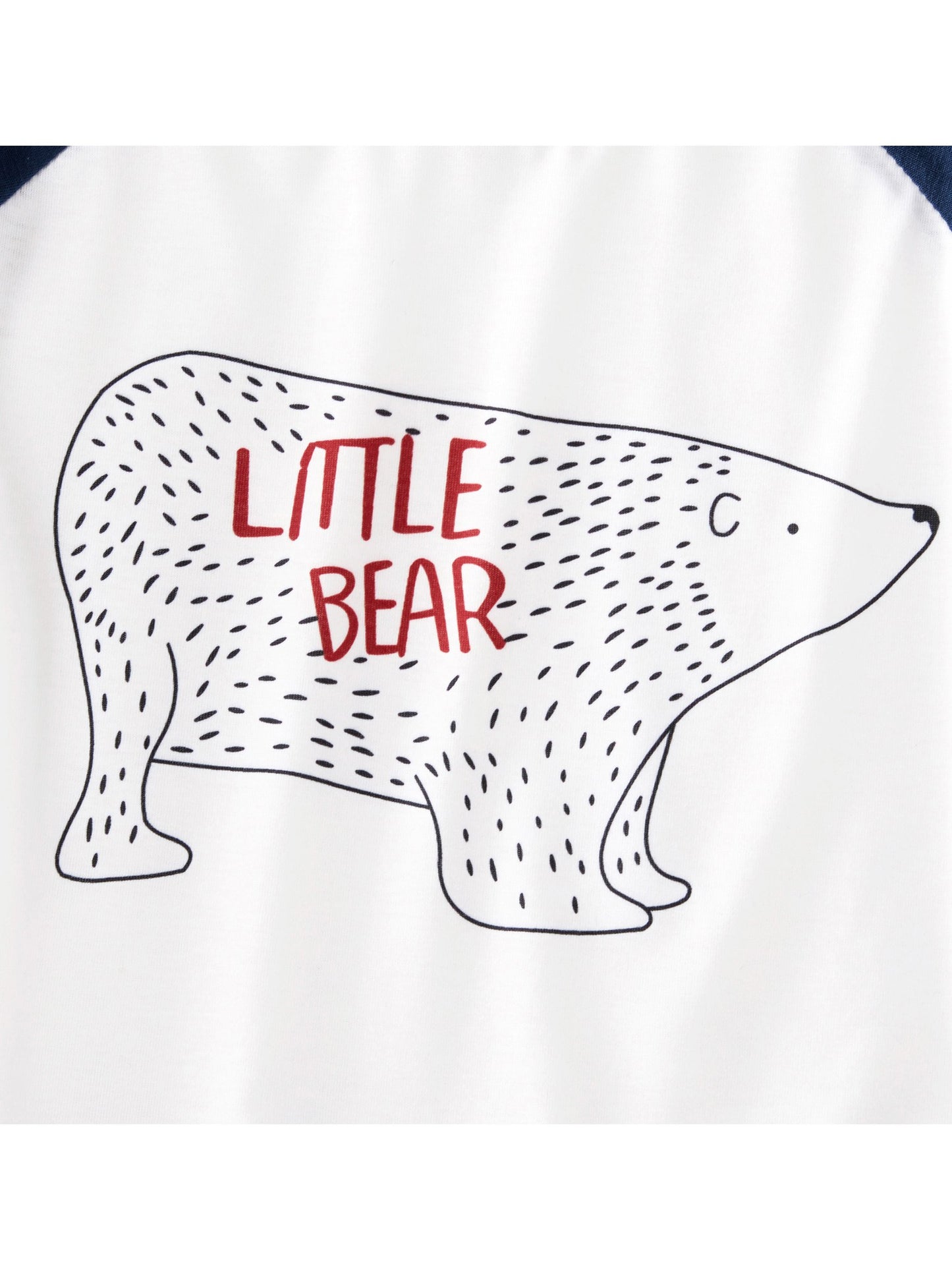 Family Matching 2-Piece Outfits Bear Checked Pajamas - dianjiang-