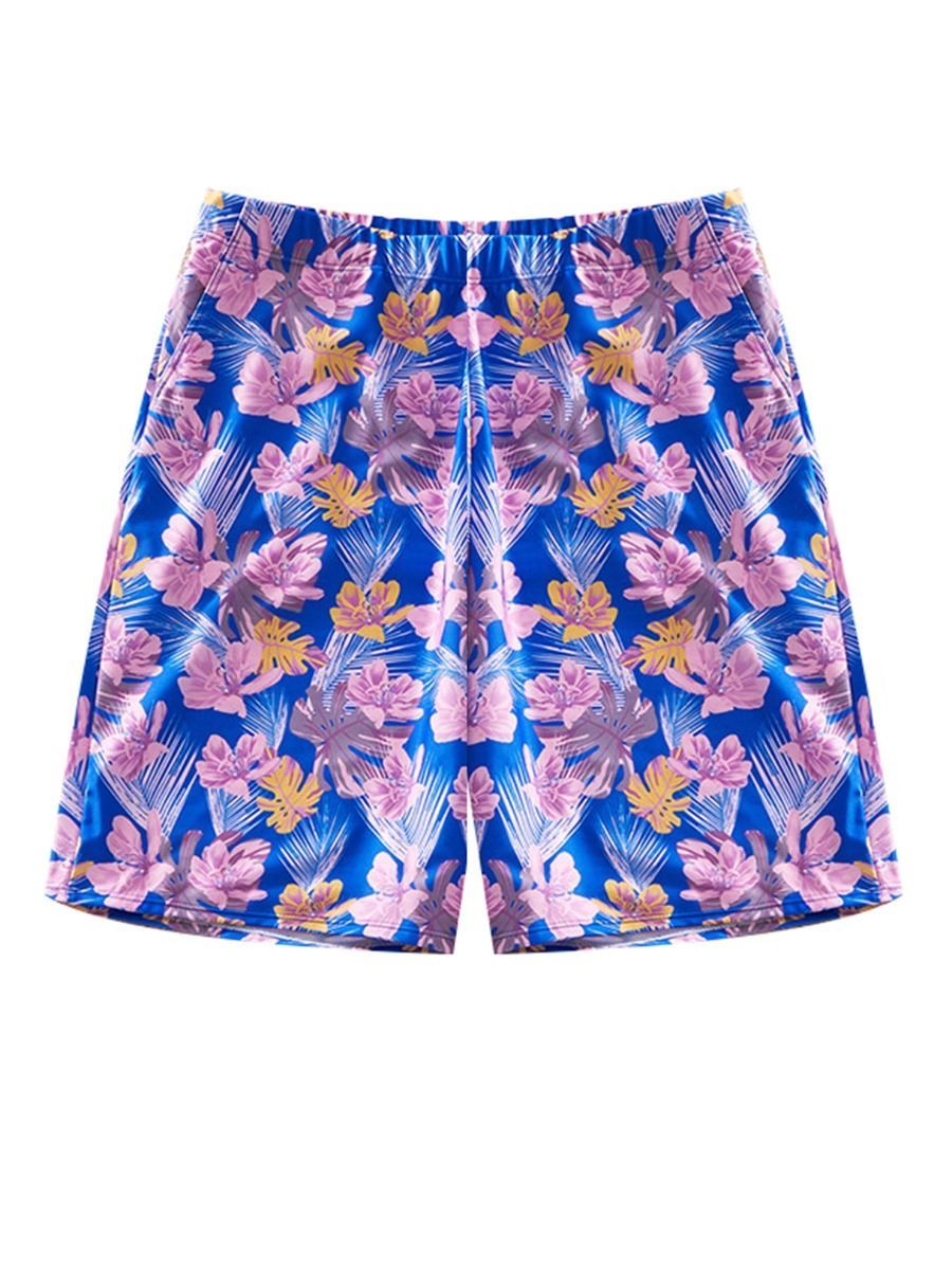 Flower Leaf Pattern Tankini Family Matching Swimwear - dianjiang-