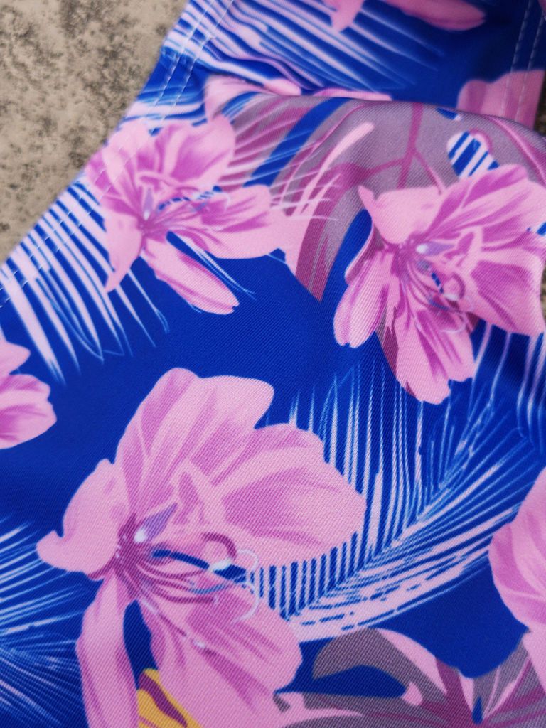 Flower Leaf Pattern Tankini Family Matching Swimwear - dianjiang-