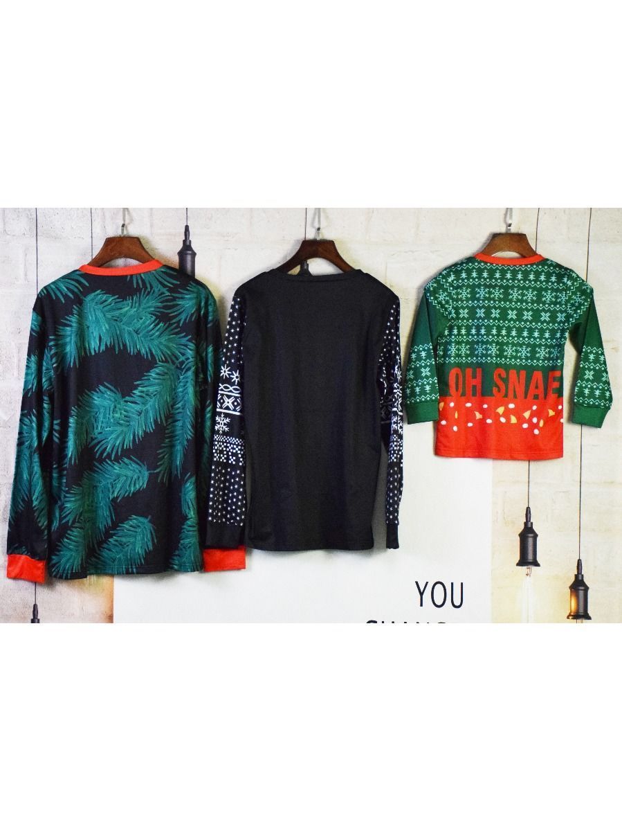 Family Matching XMAS Theme Long-sleeved Tee - dianjiang-