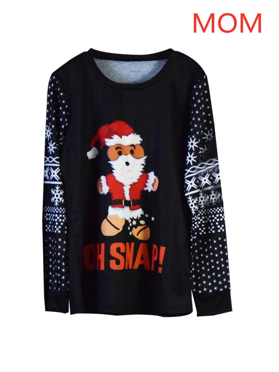 Family Matching XMAS Theme Long-sleeved Tee - dianjiang-