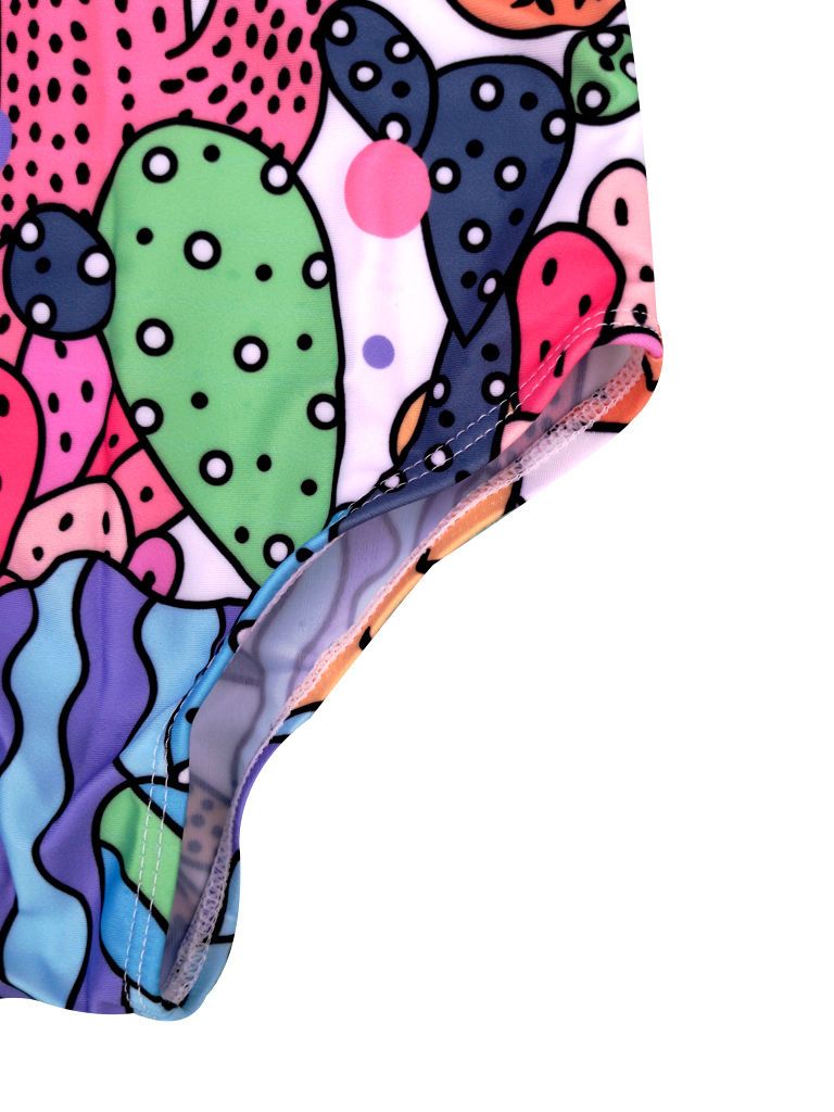 Family Outfit Cactus Pattern One Piece Swimwear Bikini - dianjiang-