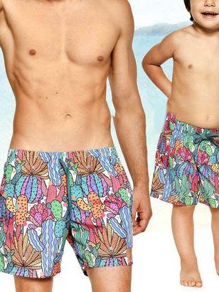 Family Outfit Cactus Pattern One Piece Swimwear Bikini - dianjiang-