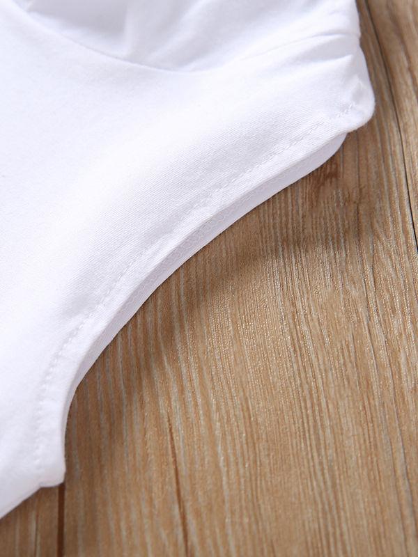 Fashion Baby Boy Letters Printed Solid Color Hooded Tank Top - dianjiang-