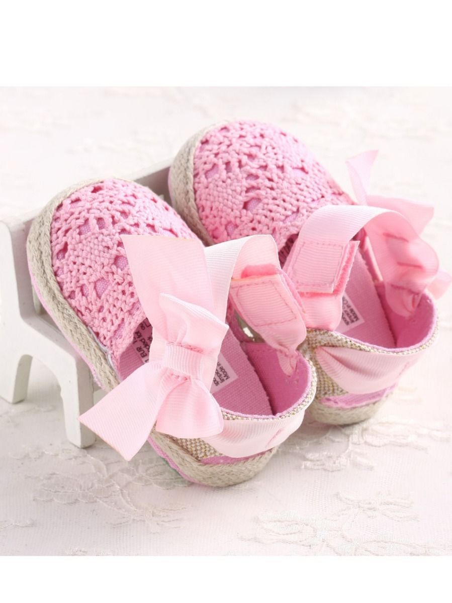 Fashion Baby Girl Bow Crochet Pre Walking Sandal - dianjiang-