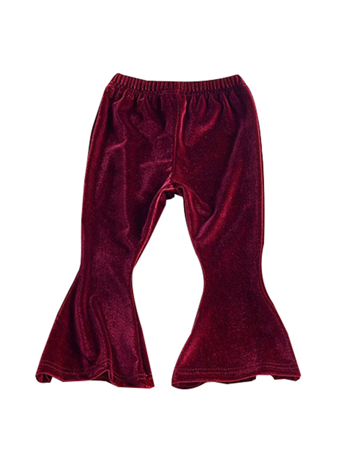 Fashion Baby Toddler Girls Elastic Waist Bell Bottom Pants - dianjiang-