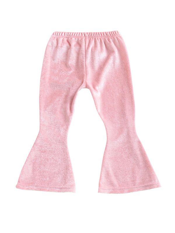 Fashion Baby Toddler Girls Elastic Waist Bell Bottom Pants - dianjiang-