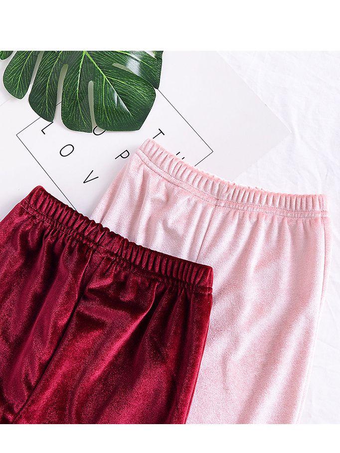 Fashion Baby Toddler Girls Elastic Waist Bell Bottom Pants - dianjiang-