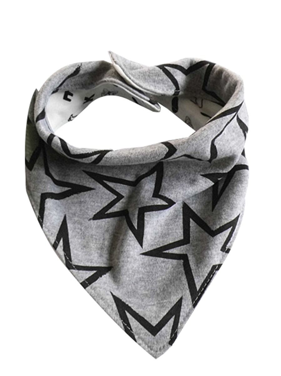 Fashion Big Star Print Baby Bib - dianjiang-