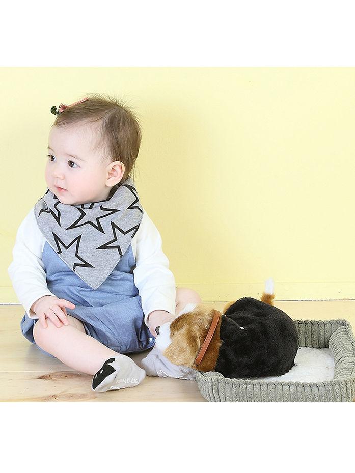 Fashion Big Star Print Baby Bib - dianjiang-