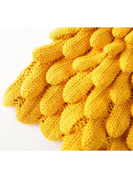 Fashion Toddler Girl Pom-trim Frilled Knitted Cardigan - dianjiang-