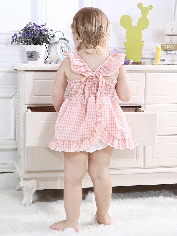 Fashion Toddler Infant Girl Summer Ruffle Sleeve Casual Dress - dianjiang-