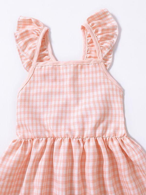 Fashion Toddler Infant Girl Summer Ruffle Sleeve Casual Dress - dianjiang-