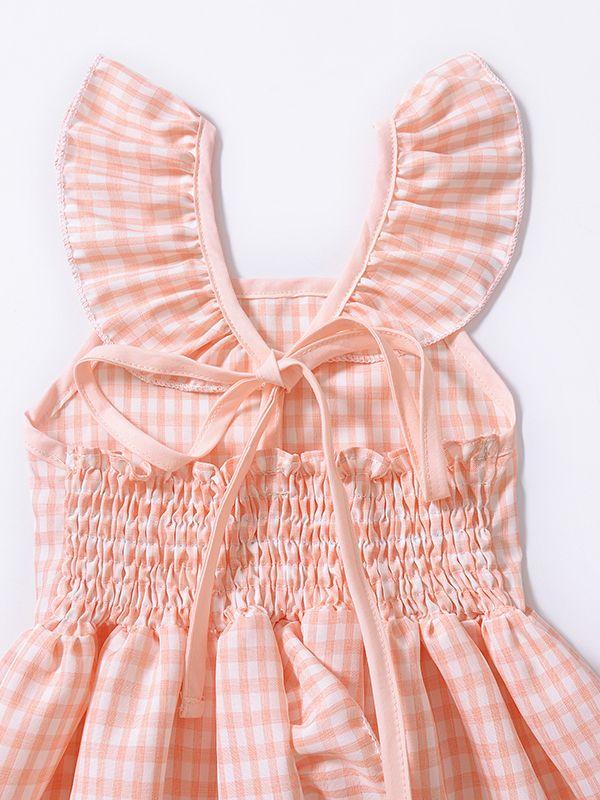 Fashion Toddler Infant Girl Summer Ruffle Sleeve Casual Dress - dianjiang-