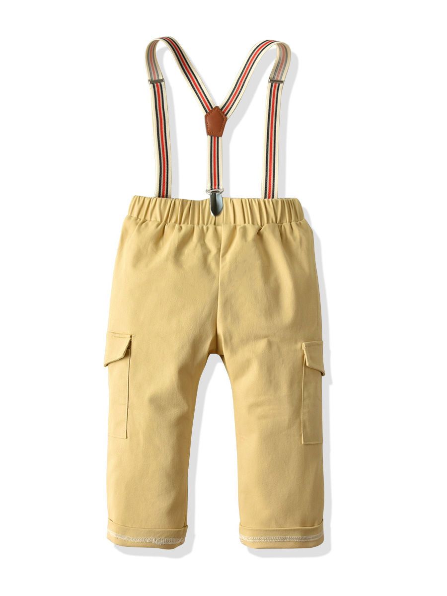 4-Piece Little Boys Party Wear Plaid Suit - dianjiang-