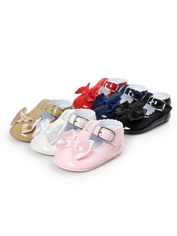 Glossy Surface Pre-walking Crib Shoes for Babies - dianjiang-