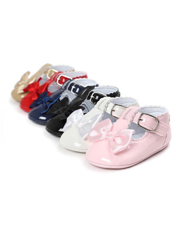 Glossy Surface Pre-walking Crib Shoes for Babies - dianjiang-
