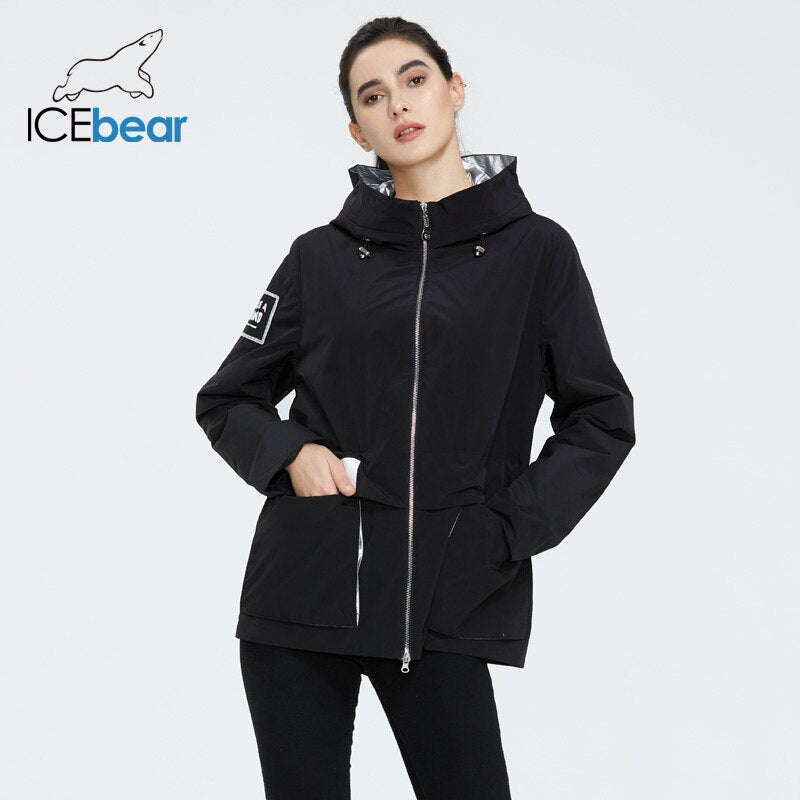 ICEbear 2020 New Women Coat Spring Casual Women Jacket Women Jacket Hooded Quality Women Clothing GWC20728I - dianjiang-