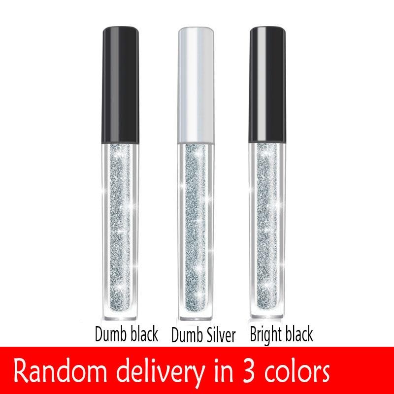 iflovedekd Sparkling Diamond Shiny Charm Mascara Waterproof eyelash professional eye liner Curling Lengthening (3ml) - dianjiang-