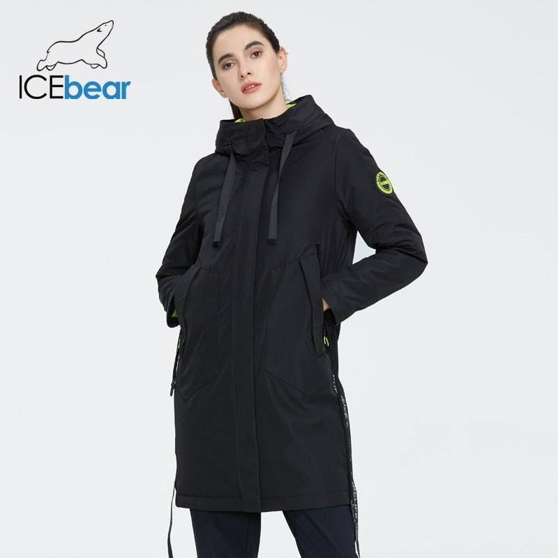 ICEbear 2020 Women spring jacket women coat with a hood casual wear quality coats brand clothing GWC20035I - dianjiang-