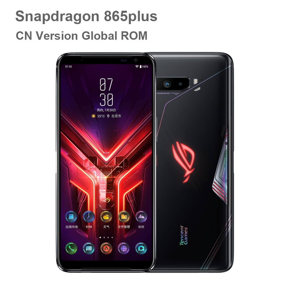 ASUS ROG Phone 3 5G Smartphone Snapdragon 865/865Plus 128GB 256GB Rom 6000mAh NFC Android Q 144Hz FHD+ AMOLED Gaming phone ROG3 - dianjiang-