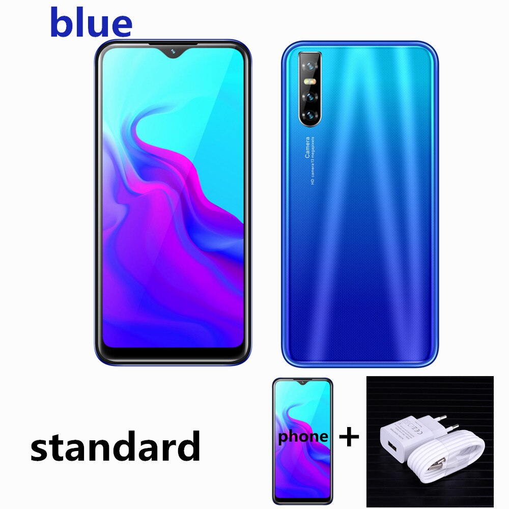 F2 Pro quad core smartphones 4GRAM 64G ROM 13MP Face ID unlocked android mobile phones 2SIM cheap celulares bluetooth wifi 6.26“ - dianjiang-