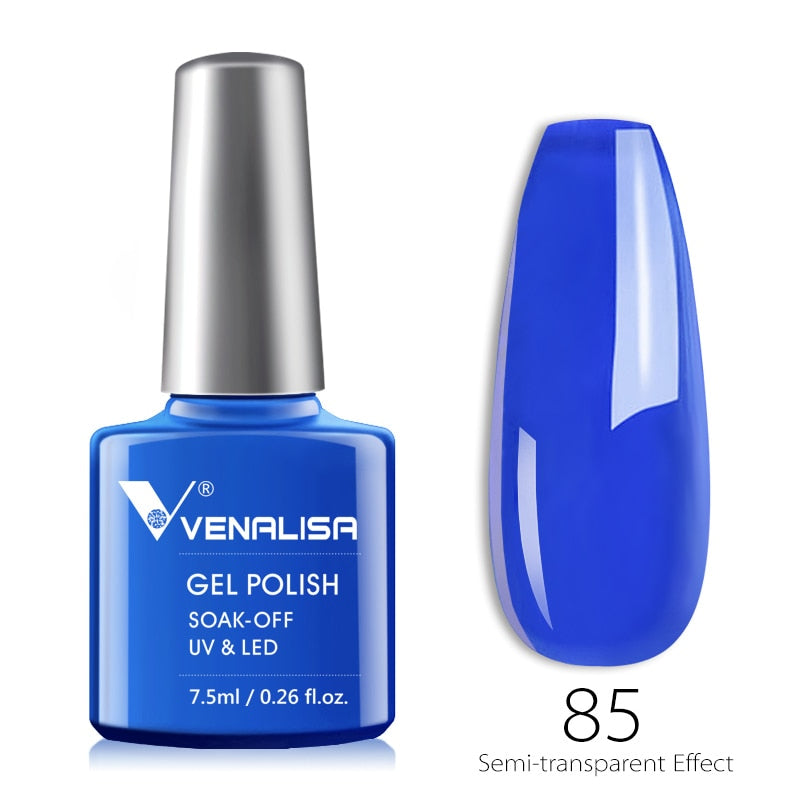 Venalisa Transparent Gel Polish Varnishes Hybrid Nails For Manicure 7.5ML Ice Spar Cat Eyes Soak off Enamel UV Gel Nail Polish - dianjiang-